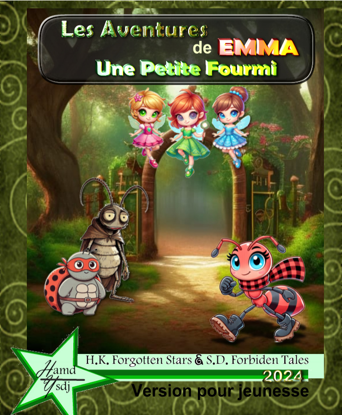 Couverture Les Aventures de EMMA, une petite fourmi – version jeunesse
